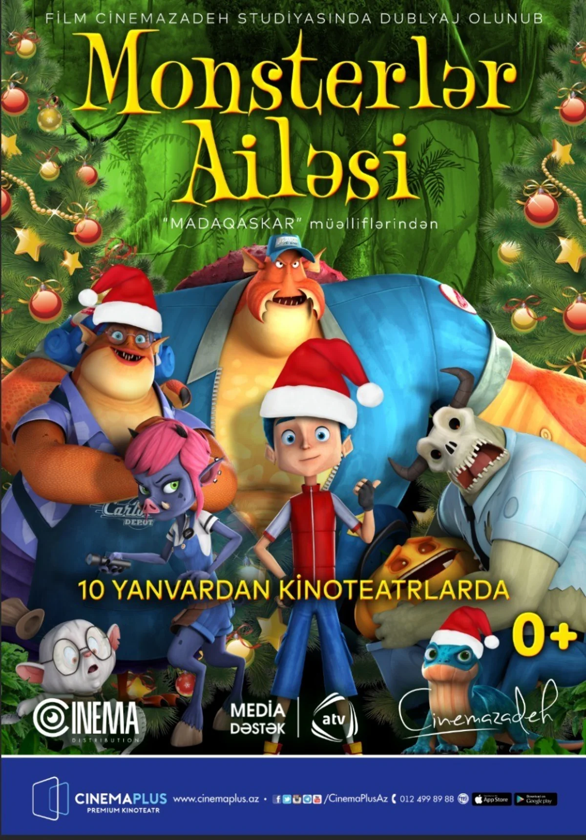 “CinemaPlus”da “Monsterlər ailəsi” animasiya filminin nümayişi başlayır - VİDEO