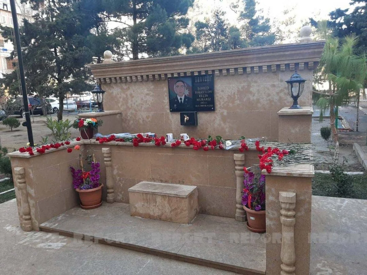 Xüsusi Təyinatlı Qüvvələrin şəhid zabitinin adına xatirə bulağının açılışı olub