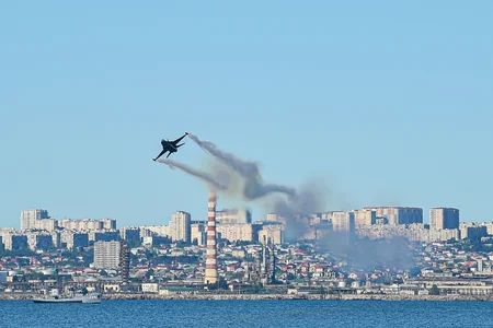 TEKNOFEST: İlham Əliyev və Rəcəb Tayyib Ərdoğan aviaşounu izləyiblər