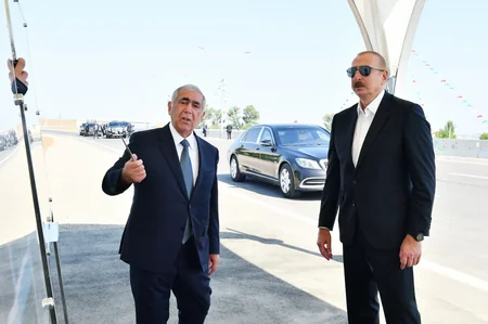 Prezident 102 kilometrlik Gəncə-Qazaxbəyli avtomobil yolunun açılışında iştirak edib - YENİLƏNİB