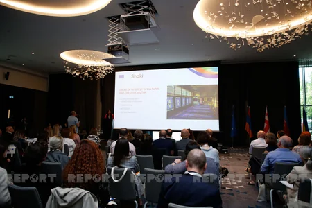 Cultural development strategies of three cities of Azerbaijan presented in Tbilisi