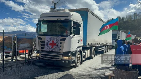 По дороге Ханкенди-Лачын беспрепятственно проехали автомобили МККК
