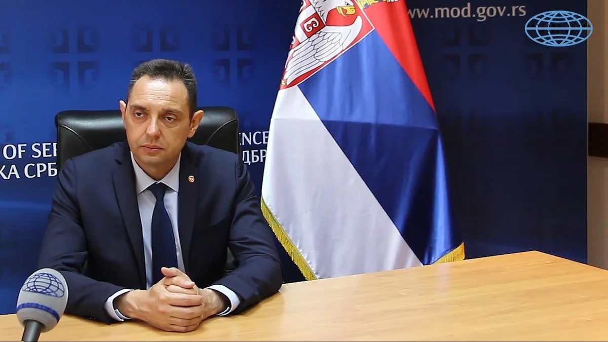 Serbian defense minister tests positive for COVID-19