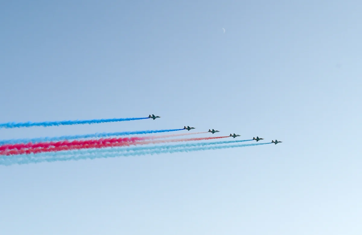 Aircraft of Air Forces of Azerbaijan, Turkey carry out joint flights over Ganja city