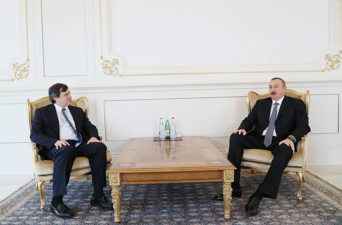 Azərbaycan Prezidenti ATƏT-in Minsk qrupunun ABŞ-dan olan yeni həmsədrini qəbul edib