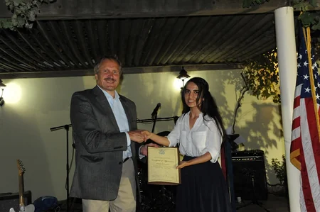 US Ambassador to Azerbaijan hosted a reception for alumni of U.S. government-funded exchange programs