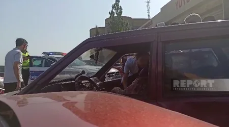 Sumqayıtda iki avtomobil toqquşub, xəsarət alanlar var