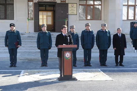 Azərbaycanın ən yüksək zirvəsində yeni sərhəd zastavasının açılışı olub - FOTO