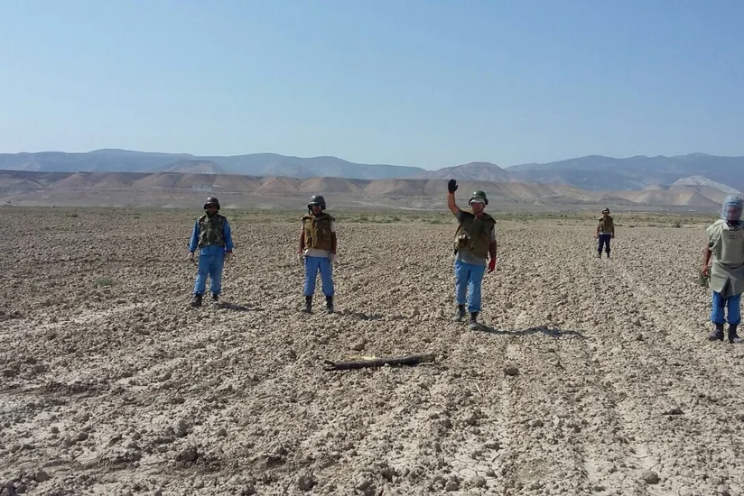 Xızının Giləzi qəsəbəsi və Sitalçay kəndində 128 ədəd partlamamış hərbi sursat tapılıb