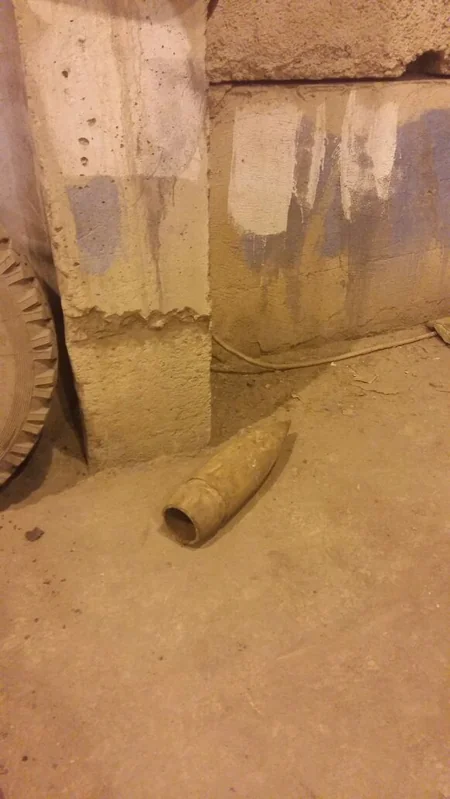 Bakıda top mərmisi aşkarlanıb - FOTO