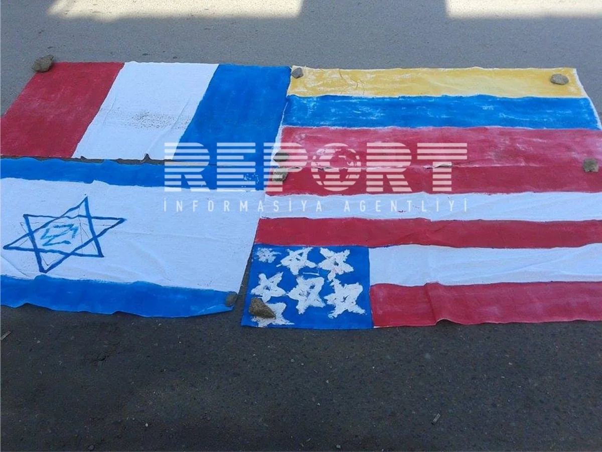 Nardaranda peyğəmbərin karikaturalarının dərcinə etiraz olaraq aksiya keçirilib - YENİLƏNİB