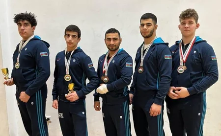 Azərbaycanın sumo güləşçiləri Macarıstanda 13 medal qazanıblar