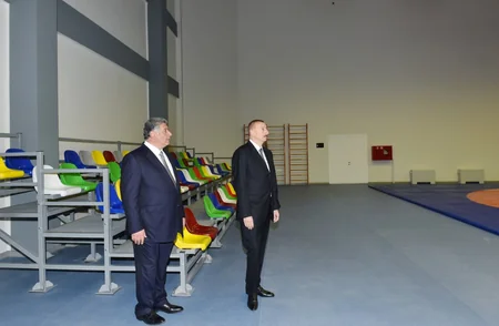 Prezident Abşeron Olimpiya İdman Kompleksinin açılışında iştirak edib