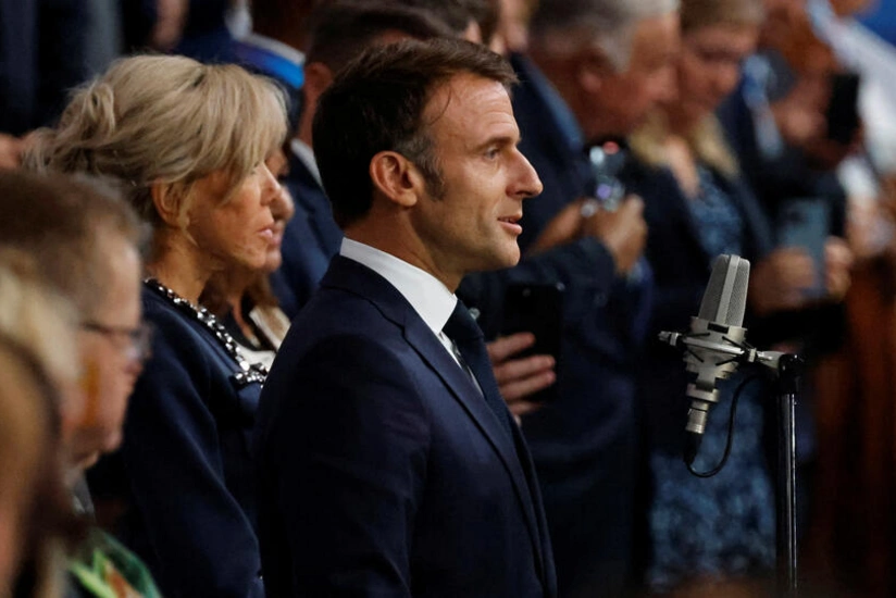 Makron Olimpiya Oyunlarının açılış mərasimində fitə basılıb