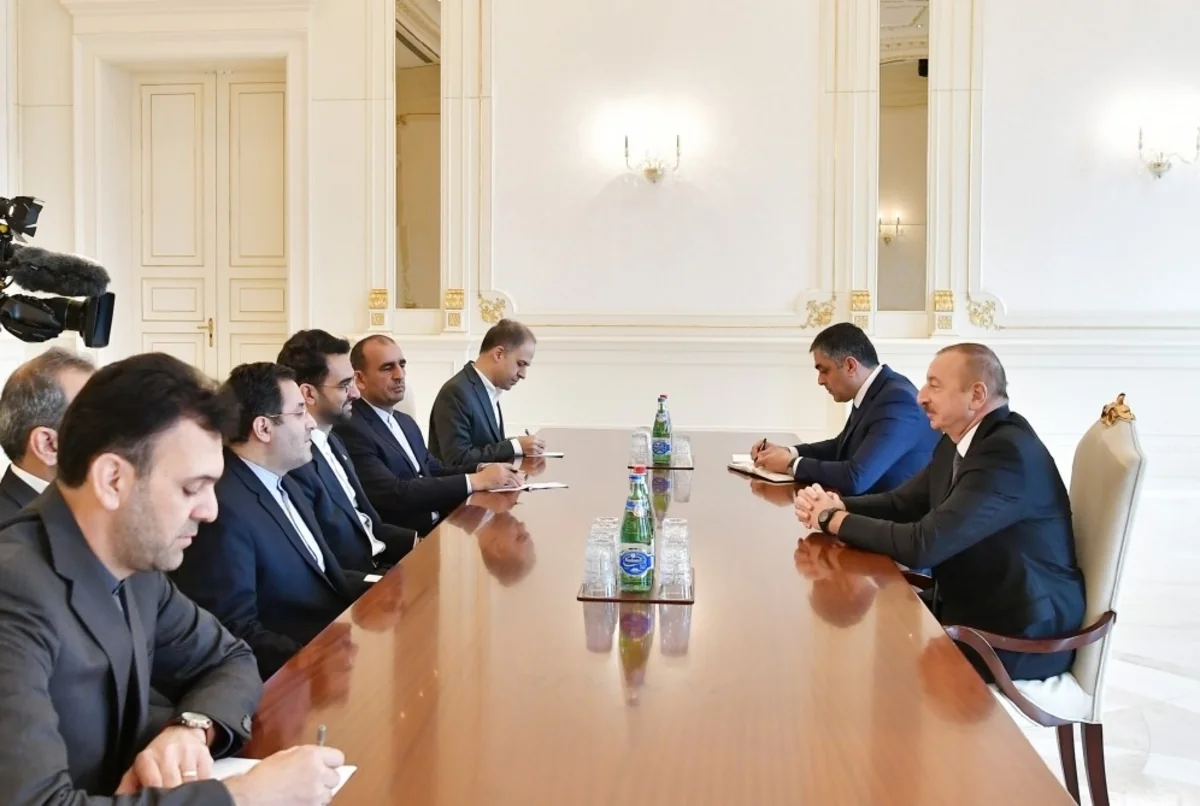 President Ilham Aliyev received delegation led by Iranian minister of information and communications technology
