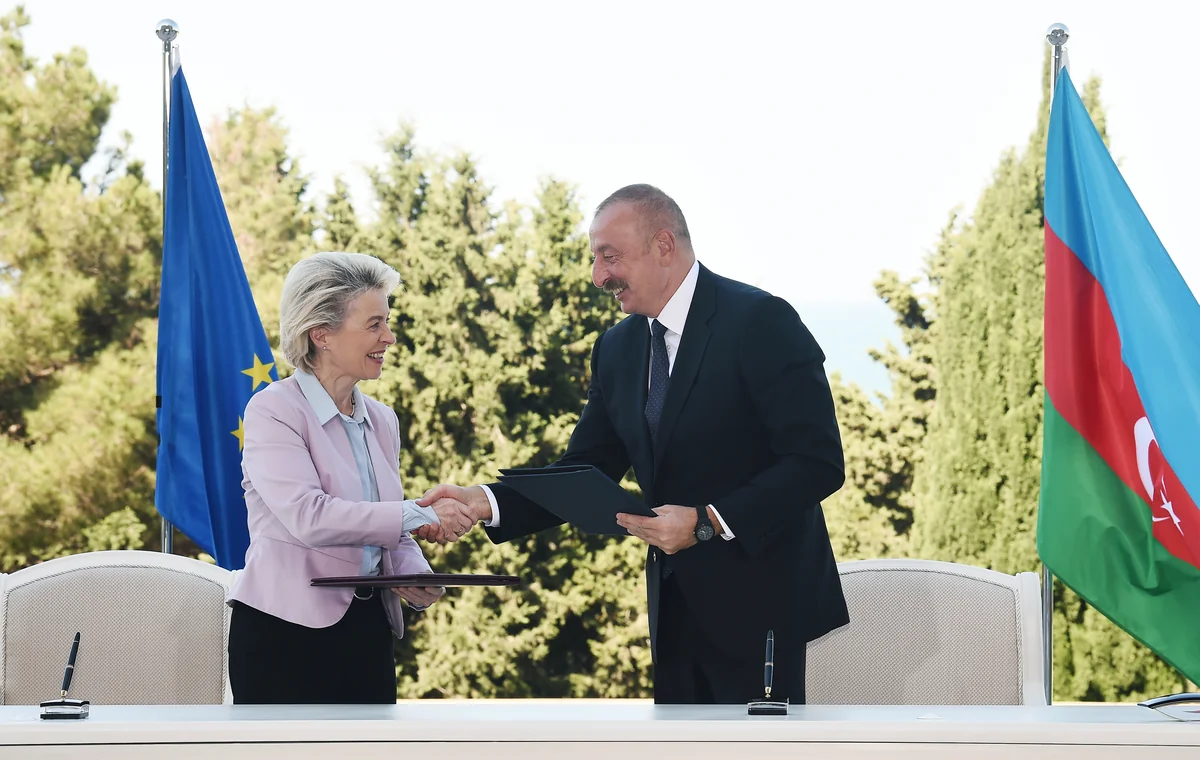 Azərbaycan ilə Avropa İttifaqı arasında enerji sahəsində Strateji Tərəfdaşlığa dair Anlaşma Memorandumu imzalanıb