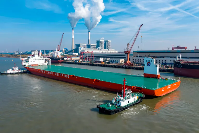 China tests world's largest cargo ship in polar waters
