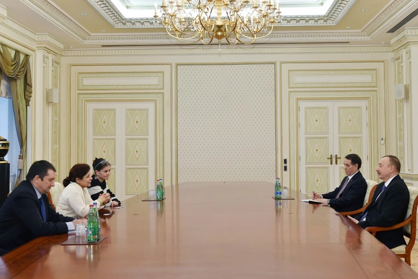 Prezident İlham Əliyev BMT-nin baş katibinin müavinini qəbul edib