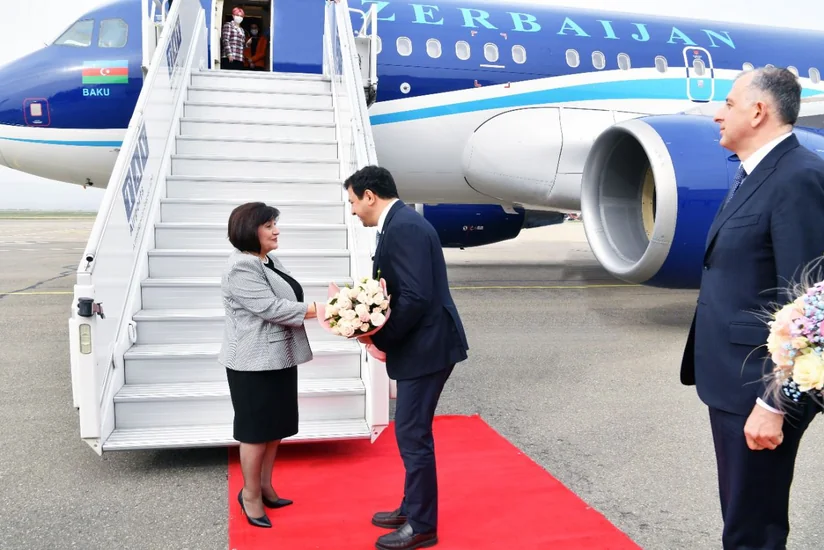 Сахиба Гафарова прибыла в Грузию с официальным визитом