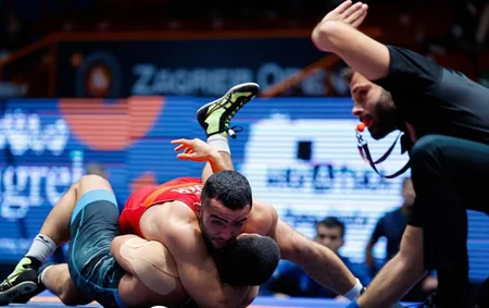 Zaqreb Open turnirində Ukraynanı təmsil edən azərbaycanlı güləşçi I yeri tutub