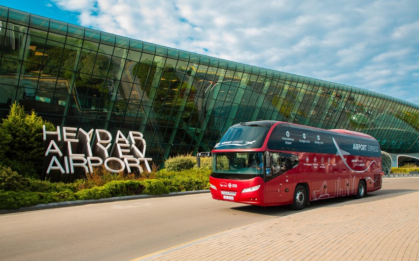 BakuBus: Hava limanı express avtobuslarından istifadə 2 dəfədən çox artıb