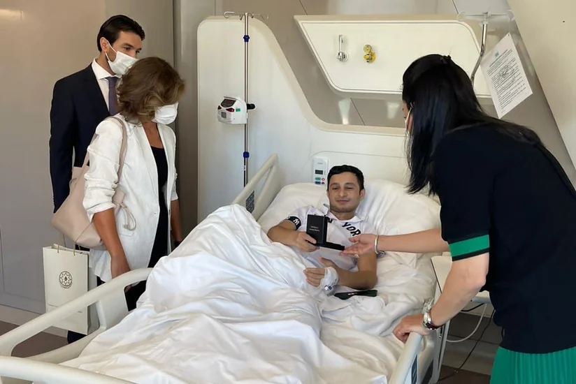 Ombudsman Türkiyədə müalicə alan qazilərə baş çəkib
