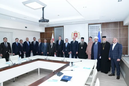 Dövlət Komitəsinin sədri Gürcüstan Dini Məsələlər Üzrə Dövlət Agentliyinin sədri ilə görüşüb