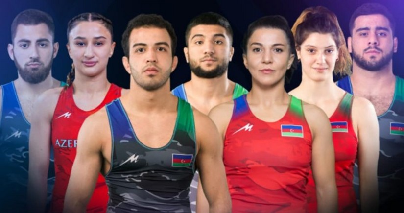 Azərbaycan güləşçiləri ənənəvi yarışın ikinci günündə 6 medal qazanıblar