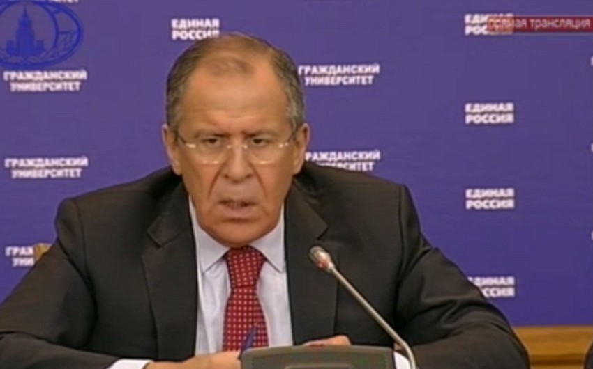 Lavrov: Xəzəryanı ölkələr Transxəzər boru kəməri ilə bağlı məsələni özləri həll etməlidirlər