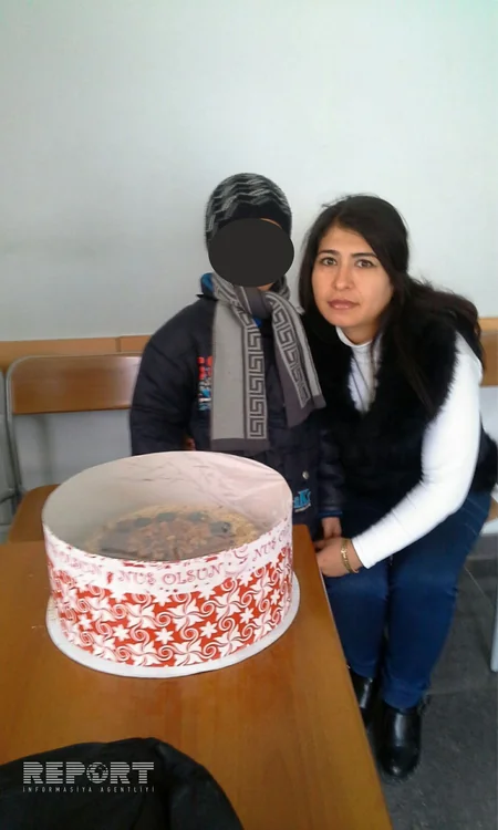 Övladını satdığına görə tutulan qadın oğlunun ad gününü uşaq evində qeyd edib - FOTO