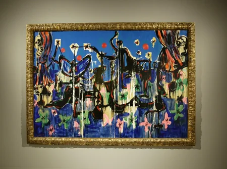 Vice-President of Heydar Aliyev Foundation Leyla Aliyeva viewed works by George Condo