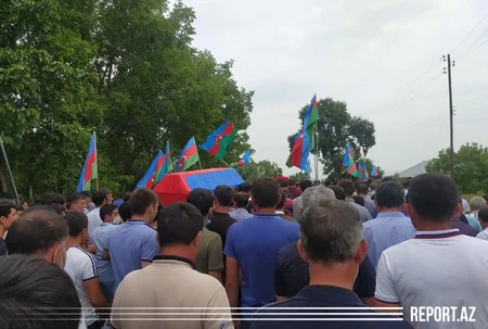 Ağstafada şəhid dəfn edilib