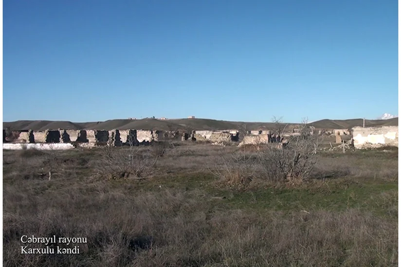 Footage of Karkhulu village of Jabrayil