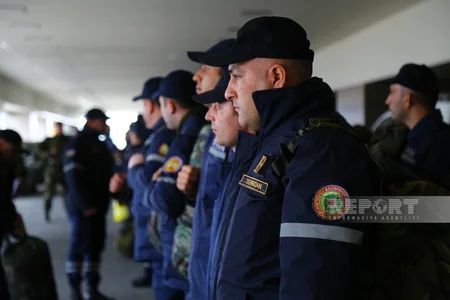 Azerbaijani rescuers leave for Turkiye