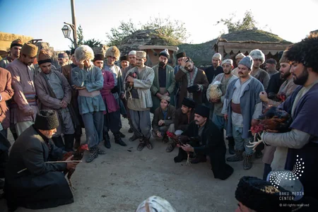 Bakı Media Mərkəzi Hacı Zeynalabdin Tağıyev haqqında film çəkir
