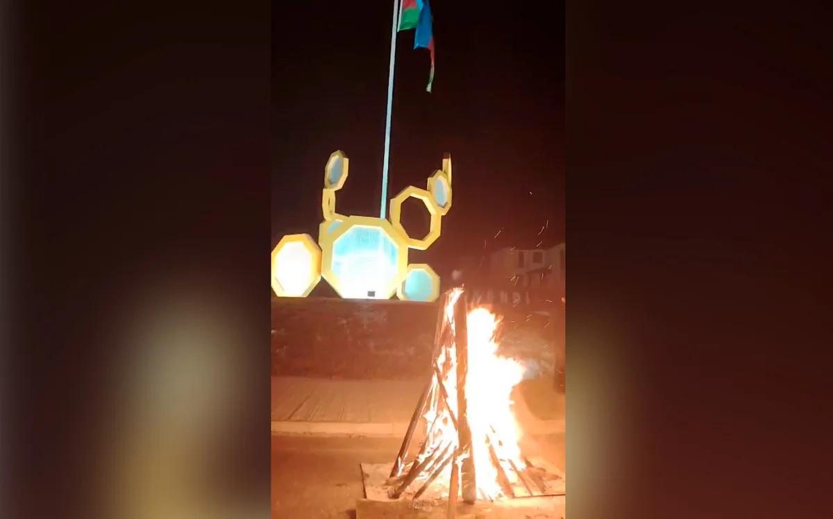 Xocalının Ballıca kəndində Od çərşənbəsi qeyd olunub