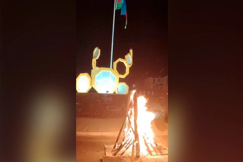 Xocalının Ballıca kəndində Od çərşənbəsi qeyd olunub