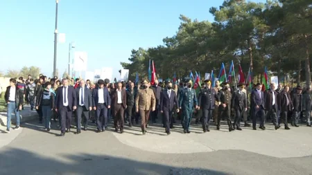 Neftçalada Zəfər yürüşü keçirilib