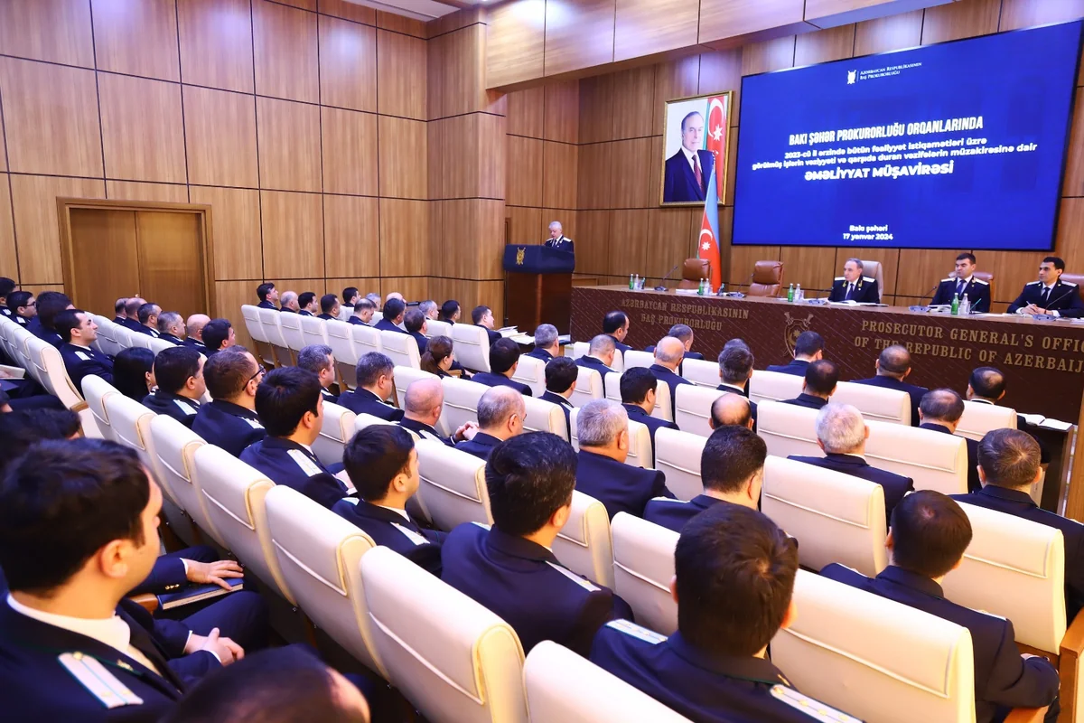Ötən il Bakı Şəhər Prokurorluğunda 4 nəfərə töhmət verilib, 1 nəfər işdən çıxarılıb