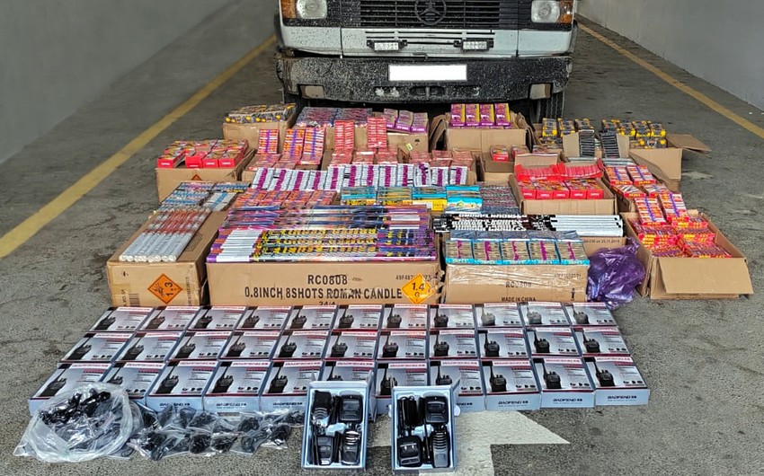 Illegal import of pyrotechnic devices, walkie-talkies from Georgia to Azerbaijan prevented