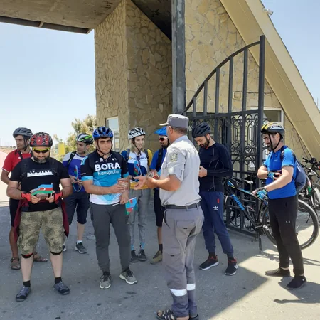 Bakıdan Abşeron milli parkına velosiped yürüşü keçirilib