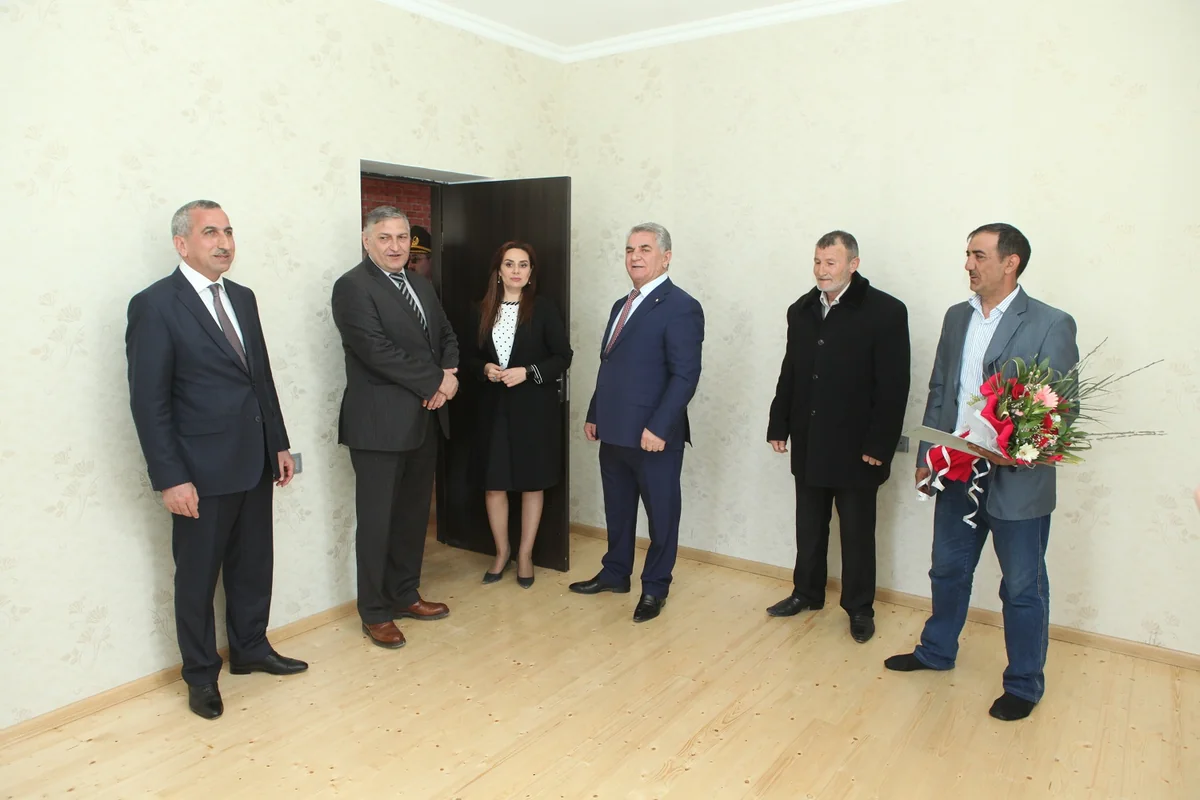 Biləsuvarda Qarabağ müharibəsi əlillərinə mənzil verilib