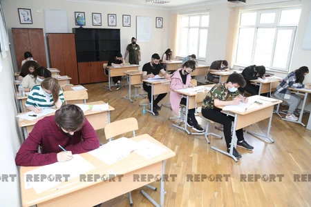 11-cilərin sonuncu buraxılış imtahanı keçirilib