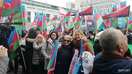 Berlində Ümumavropa Qarabağ mitinqi keçirilib - FOTO - VİDEO - YENİLƏNİB