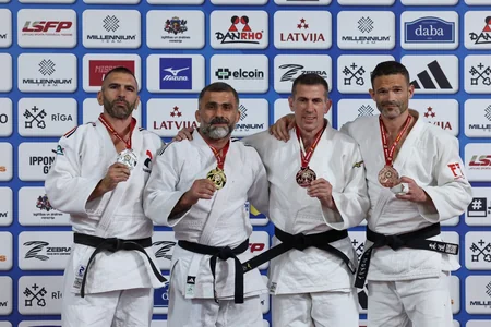 Azərbaycanın veteran cüdoçuları Avropa çempionatında daha 3 qızıl medal qazanıblar