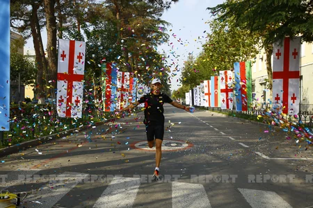 Tbilisi-Rustavi marathon dedicated to Independence Day of Azerbaijan ends
