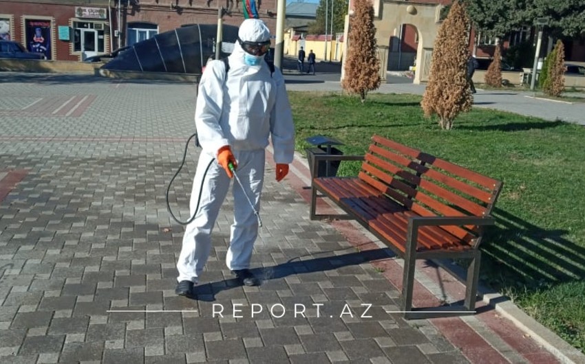 Qubada dezinfeksiya işləri görülüb