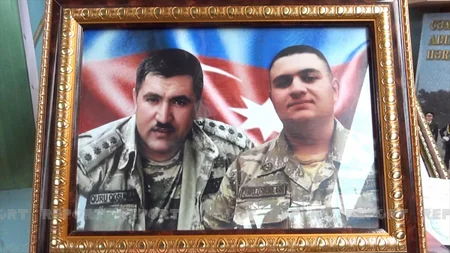 Vətən müharibəsinin qəhrəman şəhidinin anım mərasimi keçirilib - VİDEO