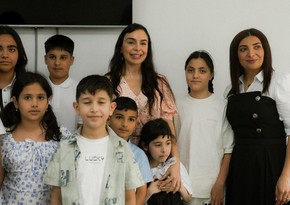 Leyla Aliyeva and Arzu Aliyeva visit Khizi district of Azerbaijan