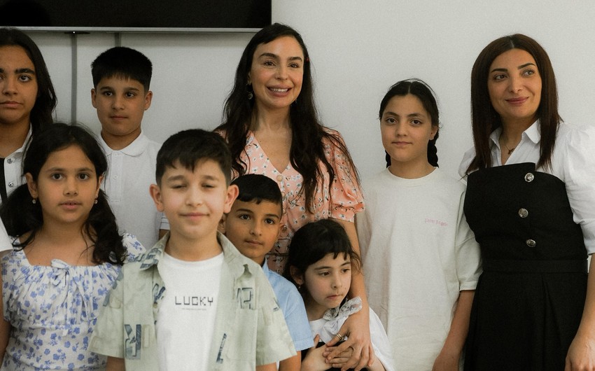 Leyla Aliyeva and Arzu Aliyeva visit Khizi district of Azerbaijan